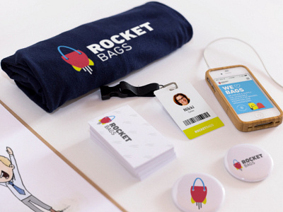 Rocket Bags Branding