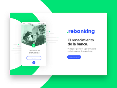 Rebanking Landing Page