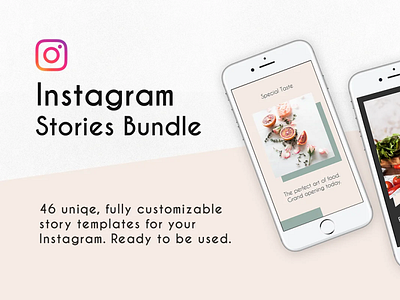 Instagram Stories Template Bundle branding design instagram templa template
