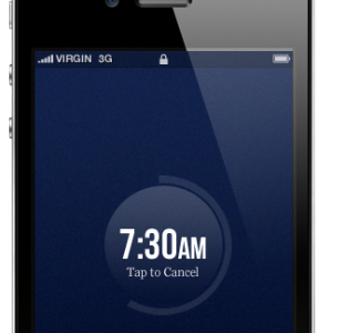 Sleep Tight alarm app clock ios iphone night stand