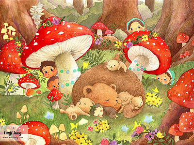 Forest Fantasy - Children's Illustration