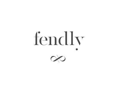 Fendly branding elegant fancy font identity logo luxury minimal minimalist type