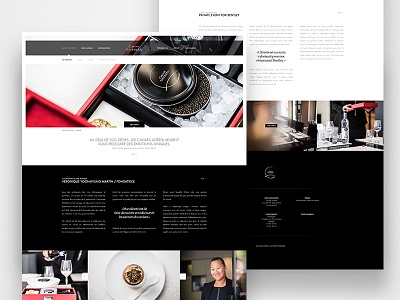 Caviar Ulteria high end landing page luxe luxury pixel perfect website