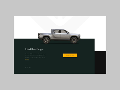 Rivian Automotive automotive electric ev moke up motion rivian start up tech ui ux