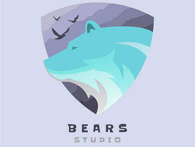 Bears Studio 3d app branding design graphic design icon illustration ui ux vector