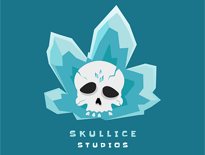Skull Ice 3d app branding design graphic design icon illustration logo ui vector
