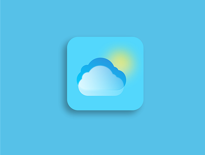 Cloudy Icons 3d app branding design graphic design icon illustration logo ui vector