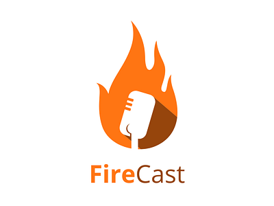 FireCast 3d app branding design graphic design icon illustration logo ui vector