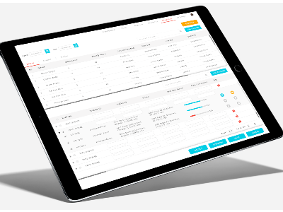 Datatableui dashboard data visualization saas ui ux ui design