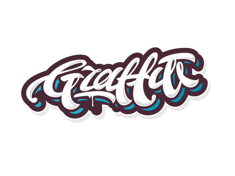 Graffiti vector streetart graffiti letters letter type font logo lettering calligraphy
