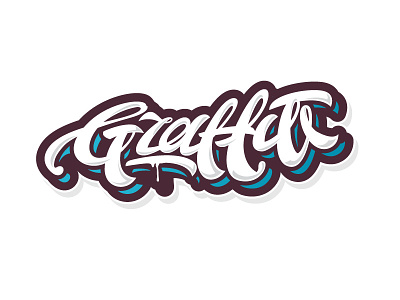 Graffiti calligraphy font graffiti letter lettering letters logo streetart type vector