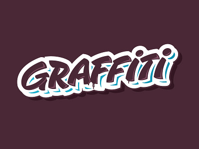 Graffiti calligraphy font graffiti letter lettering letters logo streetart type vector