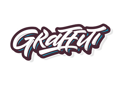 Graffiti calligraphy font graffiti letter lettering letters logo streetart type vector