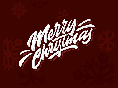 Merry Christmas calligraphy christmas font letter lettering letters logo merry type