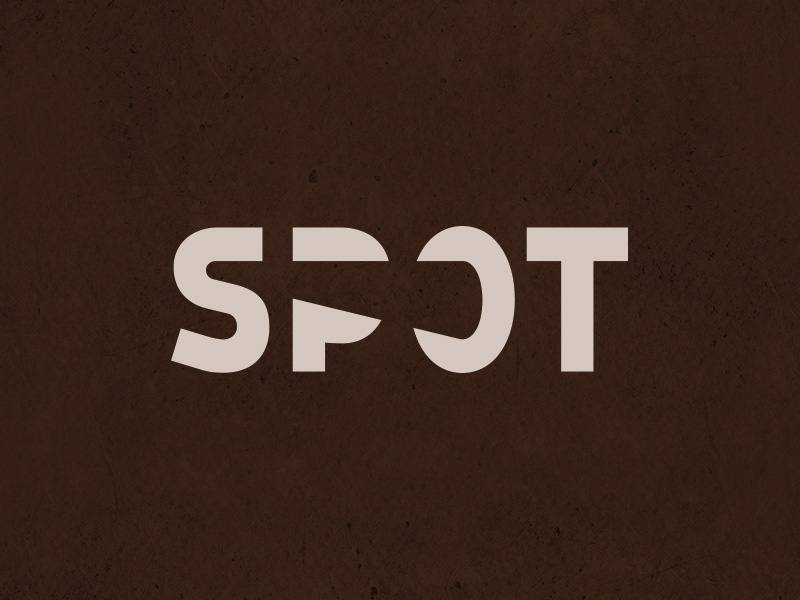 SPOT logofolio letter typography branding behance projector light spotlight spot vector design original logotype print type letters logo font lettering calligraphy