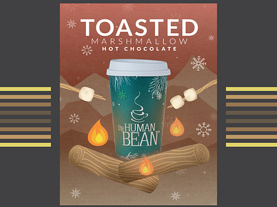 Coffee Advertisement branding design graphic design il illustration pointofsale vector