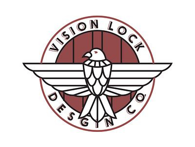 Vision Lock Bird Logo Concept adevertisement design graphic design illustration lines photoshop vector