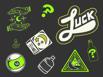 Mystery lucky style Illustrator Assets adevertisement branding design graphic design illustration vector