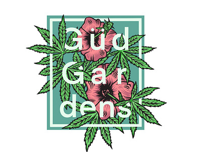 Gud Garden Flower Shirt branding design graphic design illustration vector