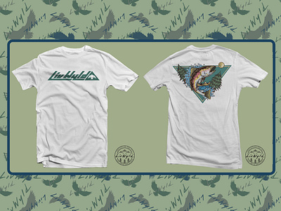 Liv Wyld Illustrated Fish T-shirt Design branding design graphic design illustration vector