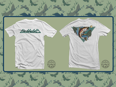 Liv Wyld Illustrated Fish T-shirt Design