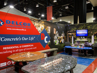 Delcor H-Line Trade Show Booth Design