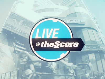 Live@theScore Logo circles logo motion graphics thescore