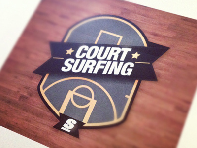 Court Surfing 2012 Logo banner court surfing crest logo sports strokes thescore