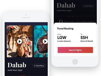 Travel & Tourism App app booking booking app dark ui for hire ios travel travel app