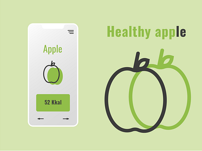 Icons for app "Heathy food" app apple design healthy food icons