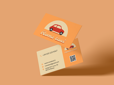 Business card business card business cards car italian car red car taxi