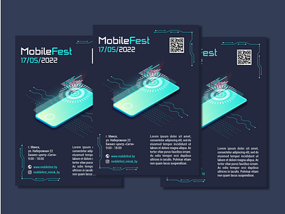 Flyer for MobileFest fest flyer flyer for mobilefest mobile technology