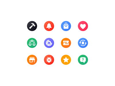 Account Icons account account settings bell icon bug icon compare icon ecommerce figma heart icon icon design icons orders icon profile settings star icon store store app ui