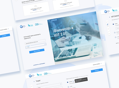 Vehicle Optimizer Tool design flat icons login marketing minimal modern simple typography ui ux web