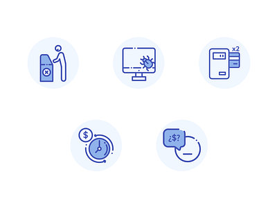 Clarifications icons branding design flat icon logo minimal ui vector