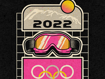 WINTER OLYMPICS 2022 2022 branding design graphic design illustration logo olympics papajart winterolympics