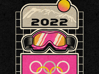 WINTER OLYMPICS 2022 2022 branding design graphic design illustration logo olympics papajart winterolympics