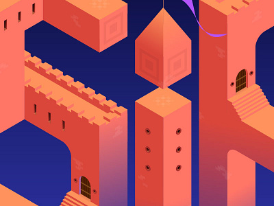 Isometric WIP by Charo Espinosa on Dribbble