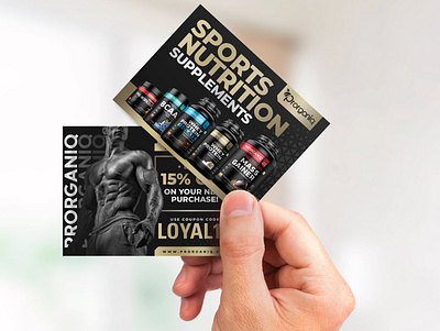 Thank You Card branding card design design graphic design sports supplements