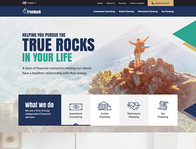 TrueRock Web Design design graphic design photoshop web web design