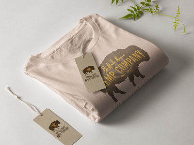 Buffalo River Hemp Company, Shirt Mockup branding logo