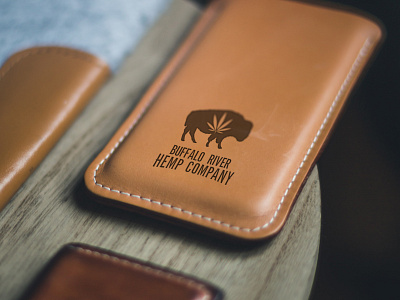 Buffalo River Hemp Company, Phone Case Mockup branding logo