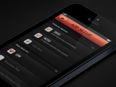 PulsePoint App app dark emergency fire iphone red ui