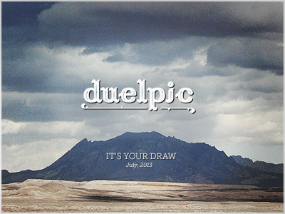 Duel pic poster dribbble