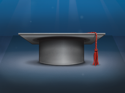 Graduation Hat Icon aubrey black blue spotlight graduation gray hadley hat red rope tassel vector