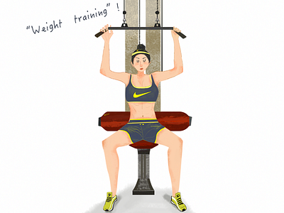 Fitness those things illustrations