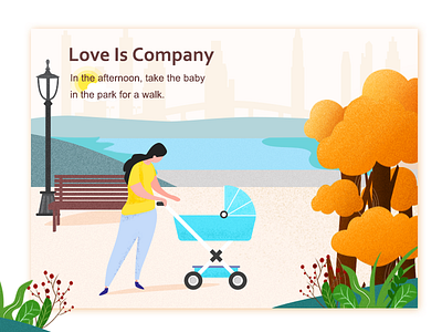 Love is company illustration