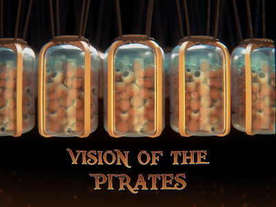 Vision of the Pirates 3d after effects after effects cinema4d blender cinema 4d cinema4d design eye motion graphics pirate pirates vision