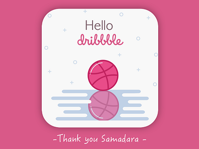 Hello Dribbble! debut hello illustrator sketch