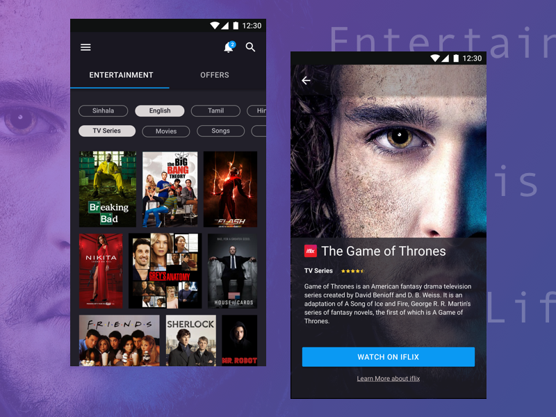 Entertainment ux android entertainment